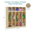 Casier de vestiaire de classe à 5 sections avec 10 casiers, casiers de garderie avec 10 crochets, casiers de jardin d'enfants pour la maison, l'école et la chambre de bébé-120242138-132202676