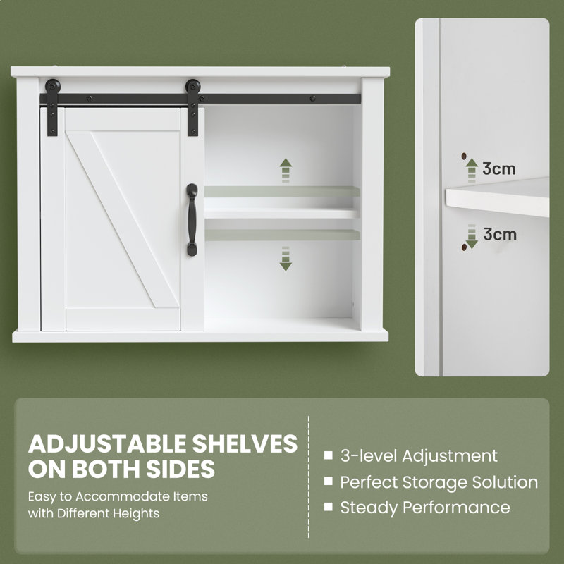 Lomora Wall Bathroom Storage Furniture Set