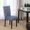 Chaise de salle à manger Parson rembourrée Carista
