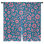 Rideaux de fenêtre à motif floral rose transparent et obscurcissant - 2 panneaux