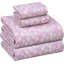 Ensemble de draps 100% flanelle 4 pièces-139036609-139036684