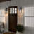 13"H Outdoor Wall Light with Matte Black Finish-1769875726