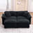 Ariaha 84.6'' Oversized Modular Combo Sofa with Ottoman-108468042