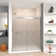 56" W x 70" H Bypass Frameless Shower Door with TruMotion Technology
