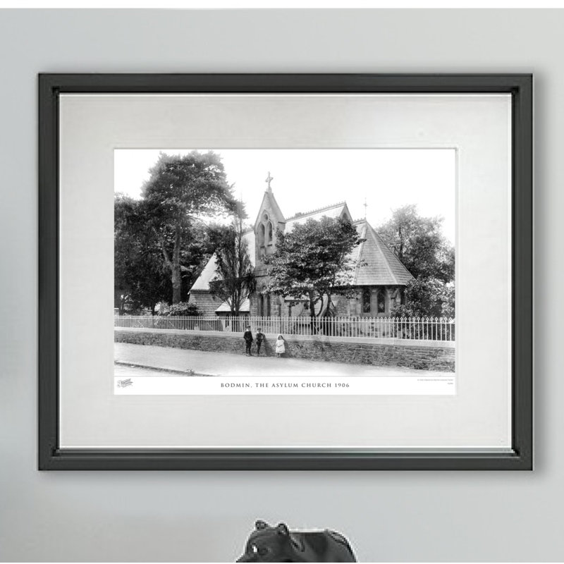 Bodmin, The Asylum Church 1906 - Single Picture Frame Print, 60cm H x 80cm W x 2.3cm D