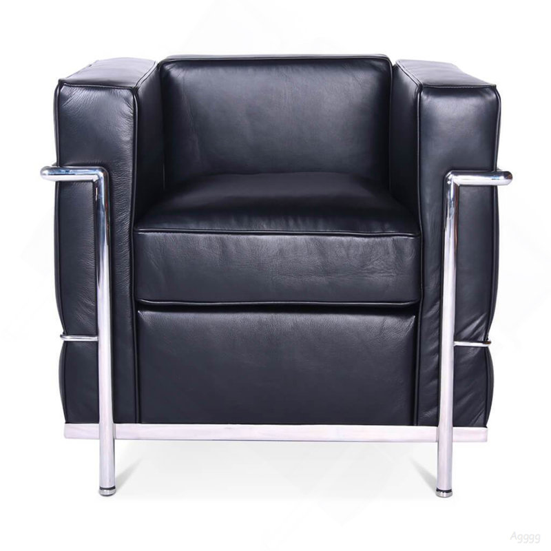 Fauteuil Petit Modele noir grain