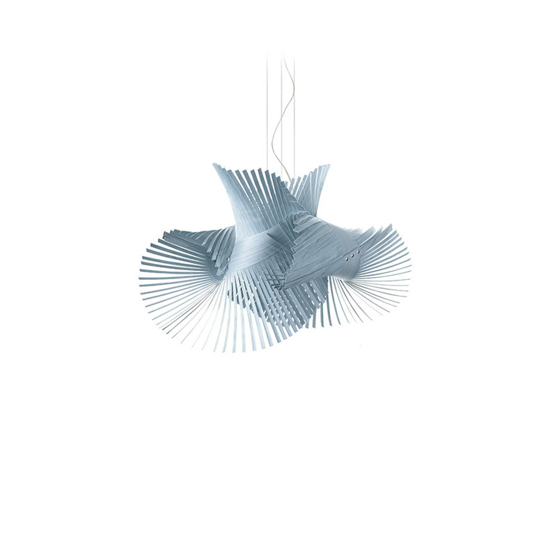 Minimikado 1 - Light Pendant, E26, Sea Blue