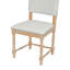 Chaises de salle à manger rembourrées 2 pièces Vintage