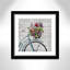 «Fresh Flowers Bicycle» de Basilios, impression encadrée-793304634-793304626