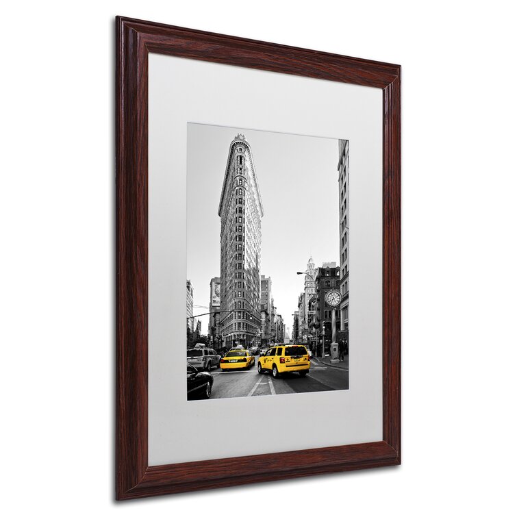 Trademark Art 'Flatiron Building NYC' Framed Photographic Print | Wayfair