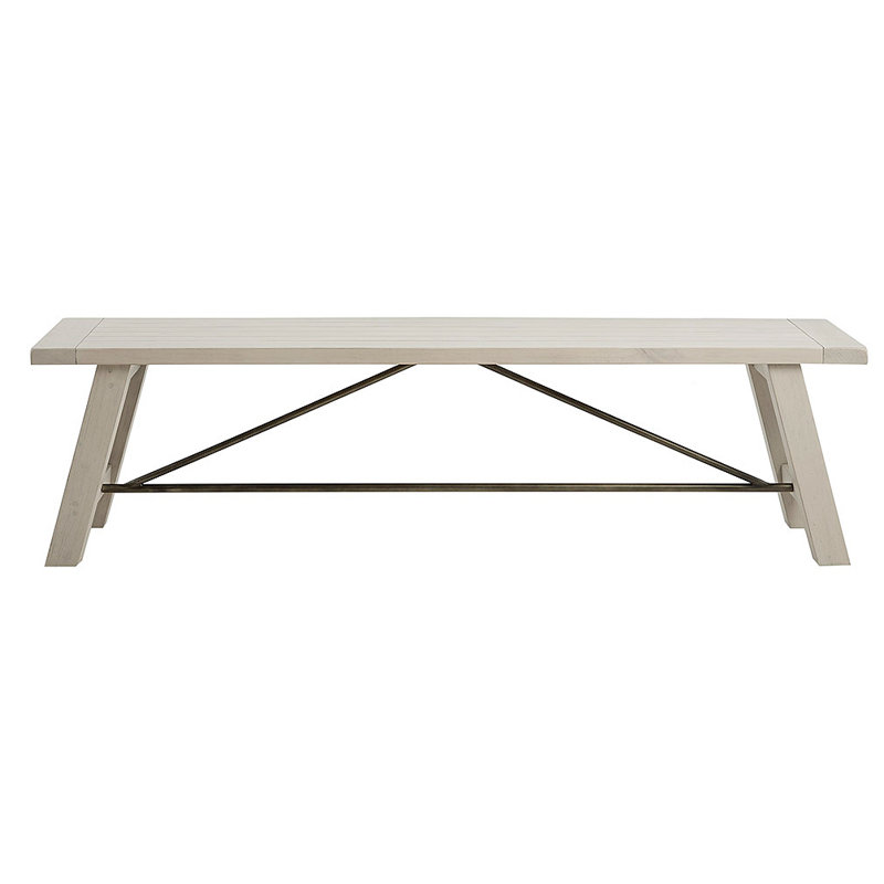 Banc de salle à manger, Blanc récupéré