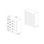 Armoire de rangement pour chaussures 15 paires Anvar