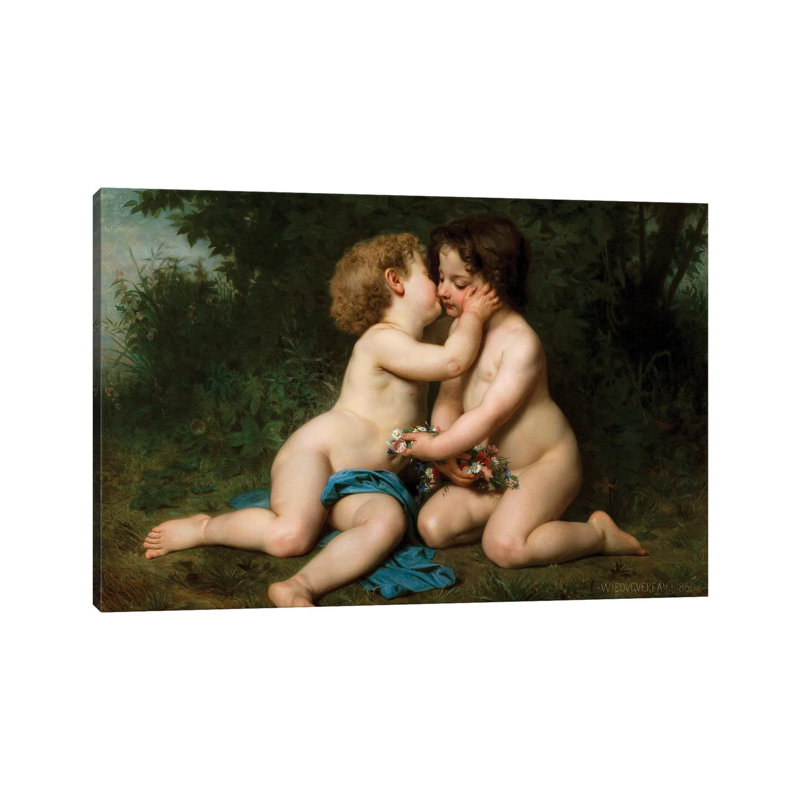 Peace, 1860 by William-Adolphe Bouguereau - Wrapped Canvas Gallery-Wrapped Canvas Giclée, 20.32 cm H x 30.48 cm W