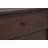 Dark Walnut 6 Chest Of Drawers 46.85" Long-1487002344