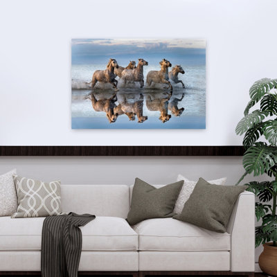 Reproduction d'art mural cheval sauvage