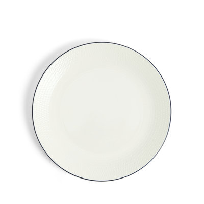 Gio Blue 9.3in Plate Blue Line