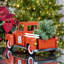 Décoration camion rouge en métal-1079026872
