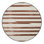 Machine Washable Horizontal Stripes Gray Area Rug