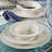 Porcelain China Dinnerware Set 24 Piece - Service for 6