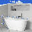 67" x 29.53" Freestanding Soaking Acrylic Single Slipper Bathtub