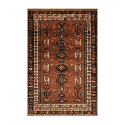 Machine Washable Turkish Brown Area Rug