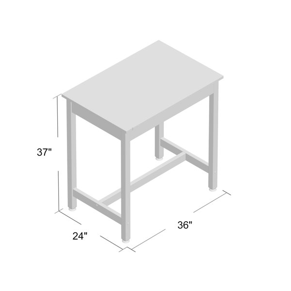 Diversified Woodcrafts Drafting Table - Board & Drawer Storage DT-33A