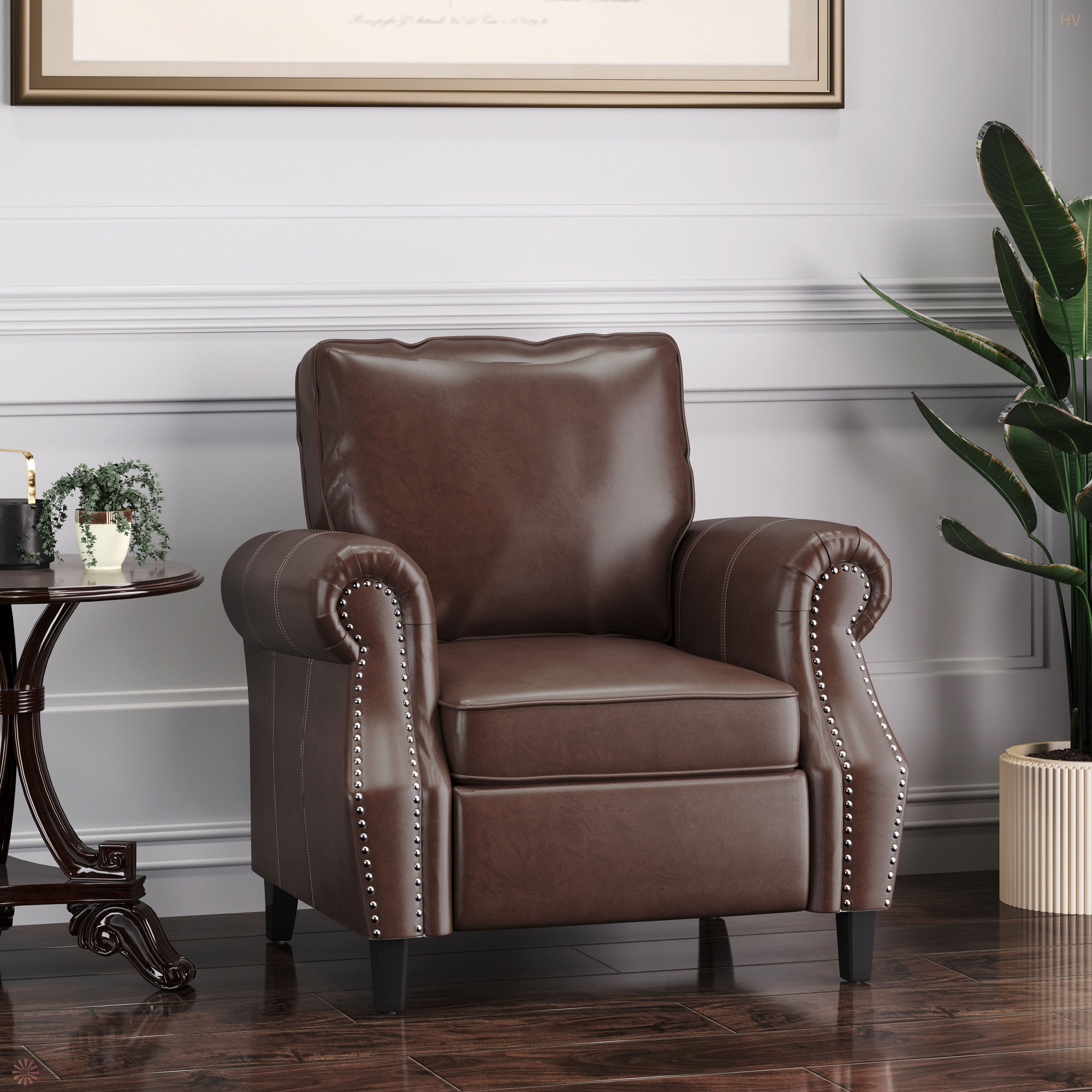 Club Chair Faux Leather
