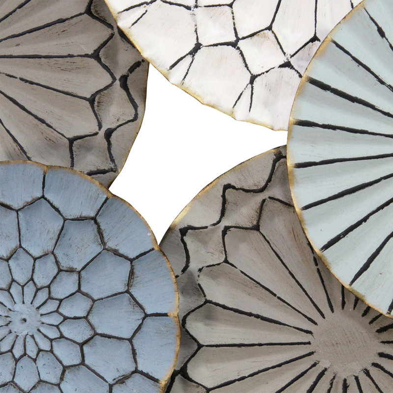 Handmade Boho Abstract Wall Decor on Metal