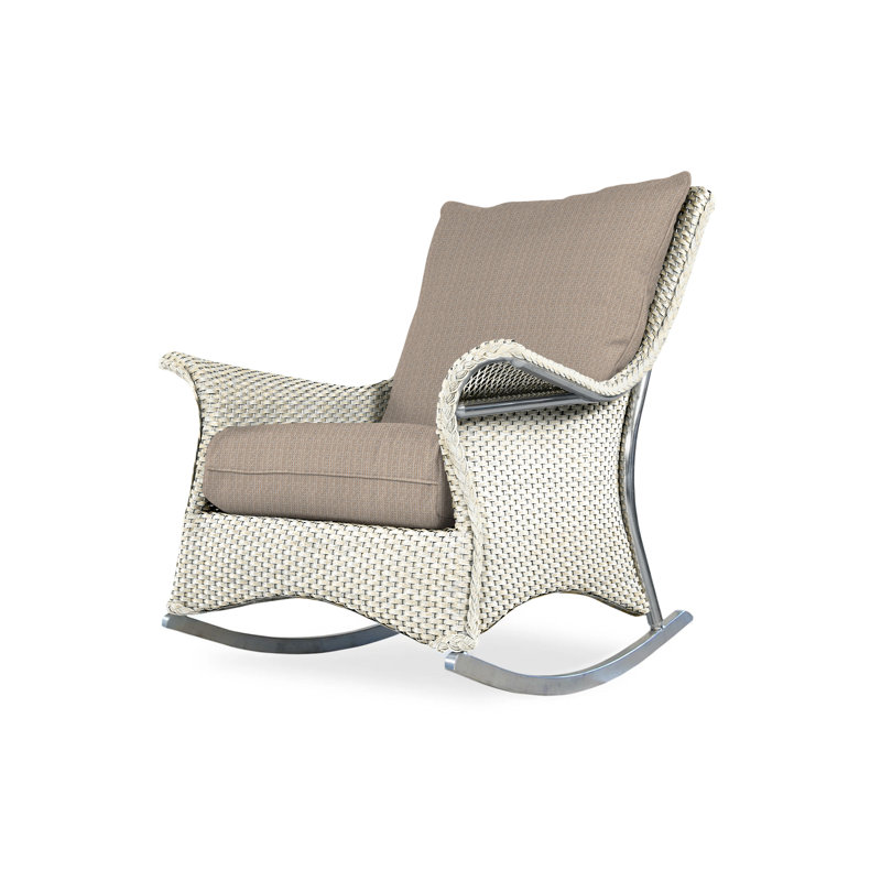 Mandalay Outdoor Chair, White, Demo Oatmeal