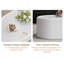 Table basse de rangement ovale cachée 33,46 po - Plateau en verre trempé certifié 3C et table basse de rangement blanche moderne en cuir de qualité supérieure pour le salon-1521386209