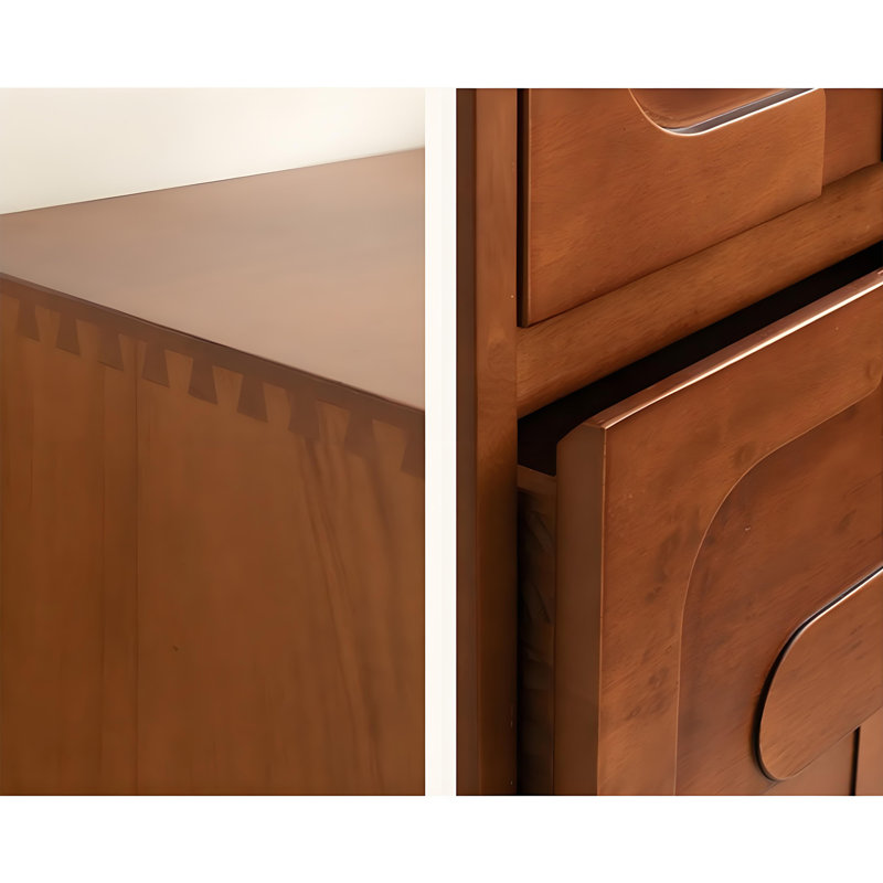 Geometric Carving Buffet Table