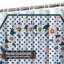 Rideau de douche avec 12 crochets Style-405814564
