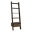 Bibliothèque échelle Ladder, un tiroir, cinq tablettes ouvertes, finition noyer foncé