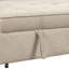 Canapé-lit, canapé modulaire de base modulaire réversible de 3 sièges en L de 104,5 po, canapé-lit avec méridienne coulissante et 2 tabourets-1704614911