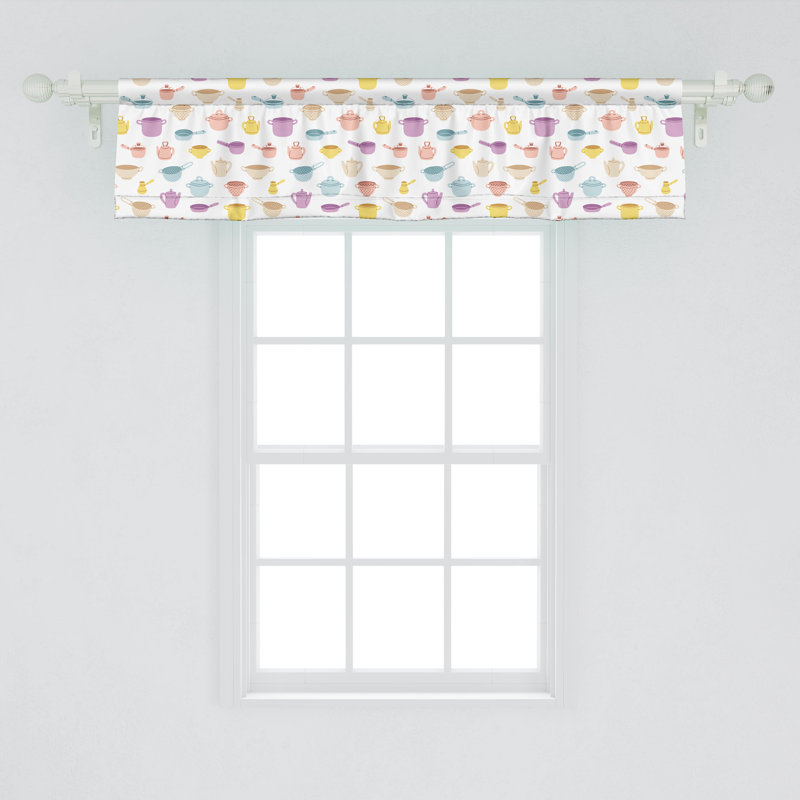 Multicolore ensemble de 2 ustensiles de cuisine avec cantonnière Ambesonne, L 54 po x L 12 po