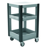 Havana 19.75 " W Kitchen Cart with Solid Wood Top