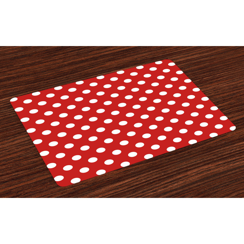 Amelia-Rae Retro Circular Forms Placemat
