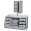Sheffield 60" Single Bathroom Vanity Set with Mirror-1727162874-1727162700