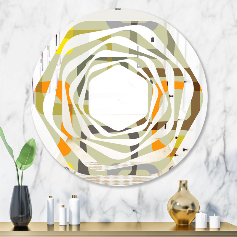 Miroir mural Whirl, H 31,5 po x l po