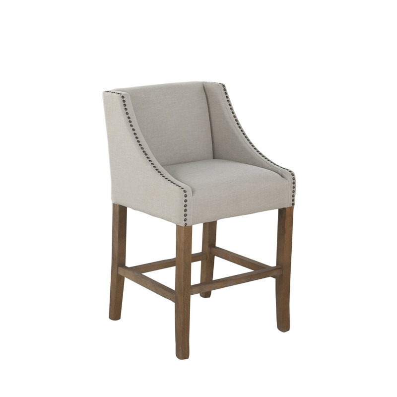 Winston 24.5" Counter Height Stool, Burnished Oak, Counter Stool (24.4" Seat Height)