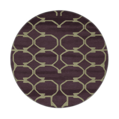 Tapis noir intérieur et extérieur Trellis
