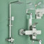 Système de douche complet avec valve brute