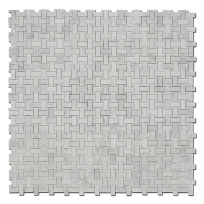 Panier impérial blanc avec couronne blanche