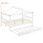 Lit double en bois avec lit gigogne simple-536131635-536131634