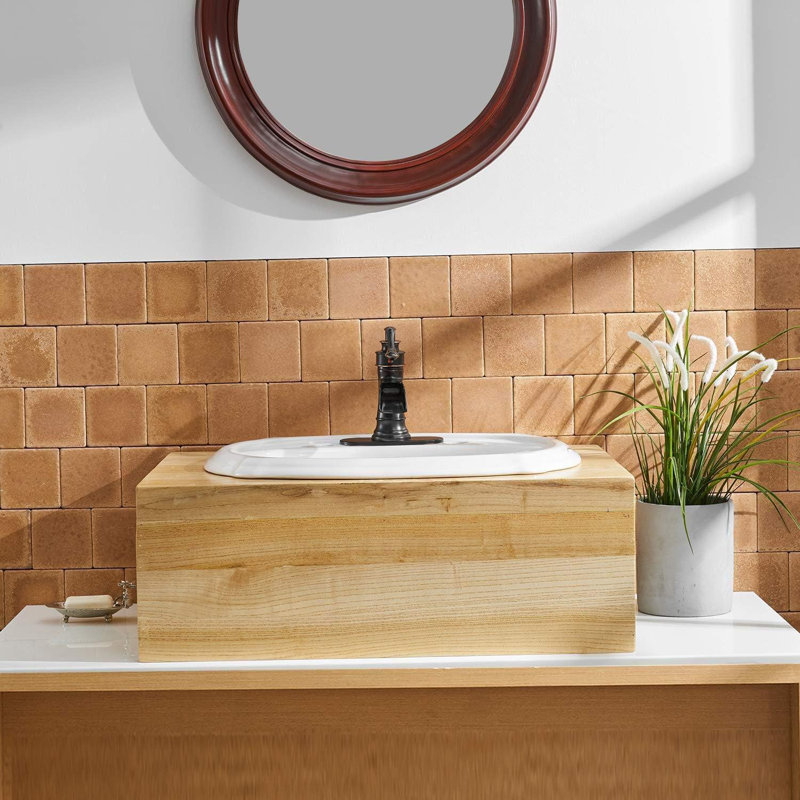 SoftStream Waterfall Oil-Rubbed Bronze Single Hole, Single Handle With Drain Assembly & Deck Plate, Oil Rubbed Bronze