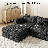 Compression Cloud Modular Sectional Sofa,2 In 1 Convertible Sofa Bed,Pull Out Futon, Loveseat Sleeper Couch For Living Room, Small Apartment,Gray-123017340