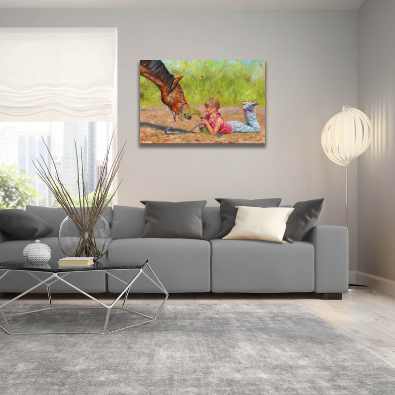 Art mural acrylique, August Grove®, Best Friends2 par David Stribble, H 24 po x l 36 po x P 0,2 po