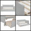 Twin Size Grey Pine Wood Daybed with 2 Underbed Storage Drawers | Sofa Bed for Small Spaces-883738680