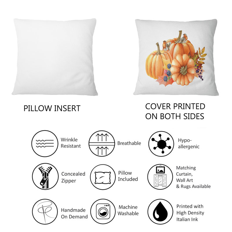 Throw Pillow, 18" x 18"