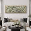 «Tropical Palm Green Banana Leaf Plant Floral Botanical», reproduction sur toile-98042513-111375449